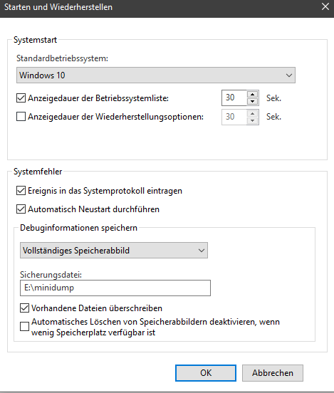 Freeze und volmgr 161
