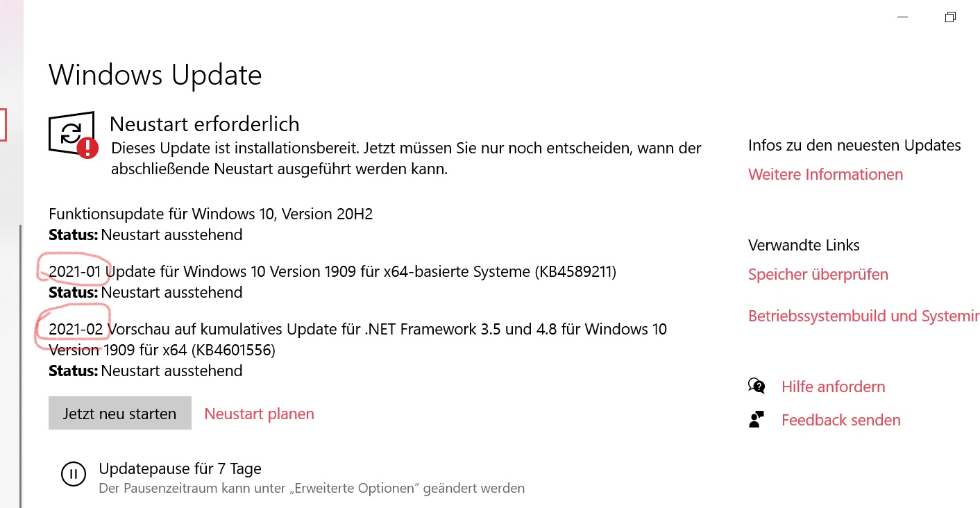 Windows 10 Update bei Acer Swift 3