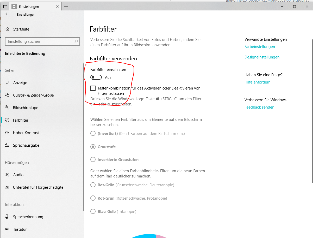 Windows 10 nach Anmeldung Monitorausgabe ohne Farbe seit Ende April 2018