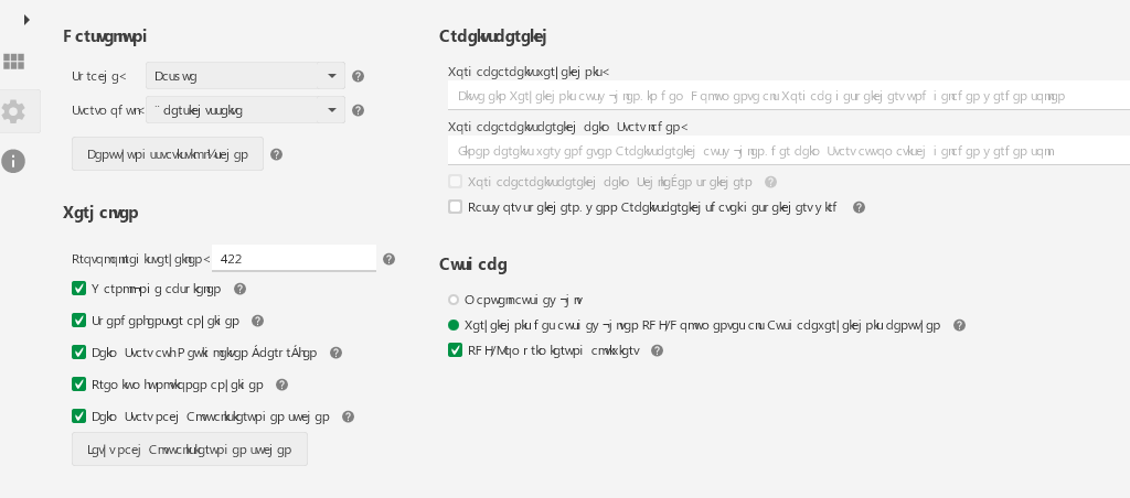 Komische kryptische Buchstaben