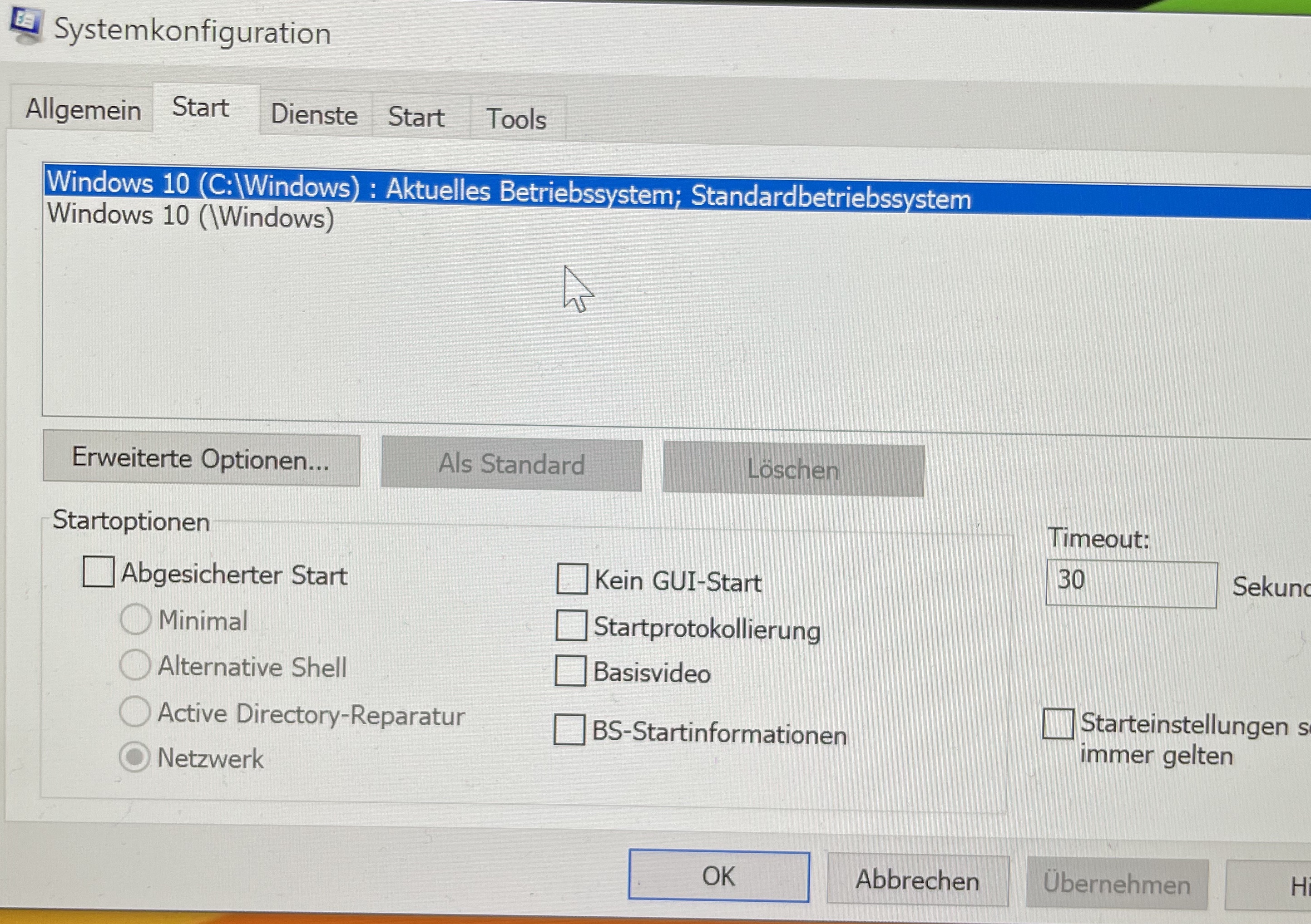 Windows 10 über Bootcamp Treiberfehler