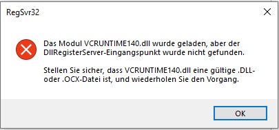 Installation von einer Software nicht mehr möglich.