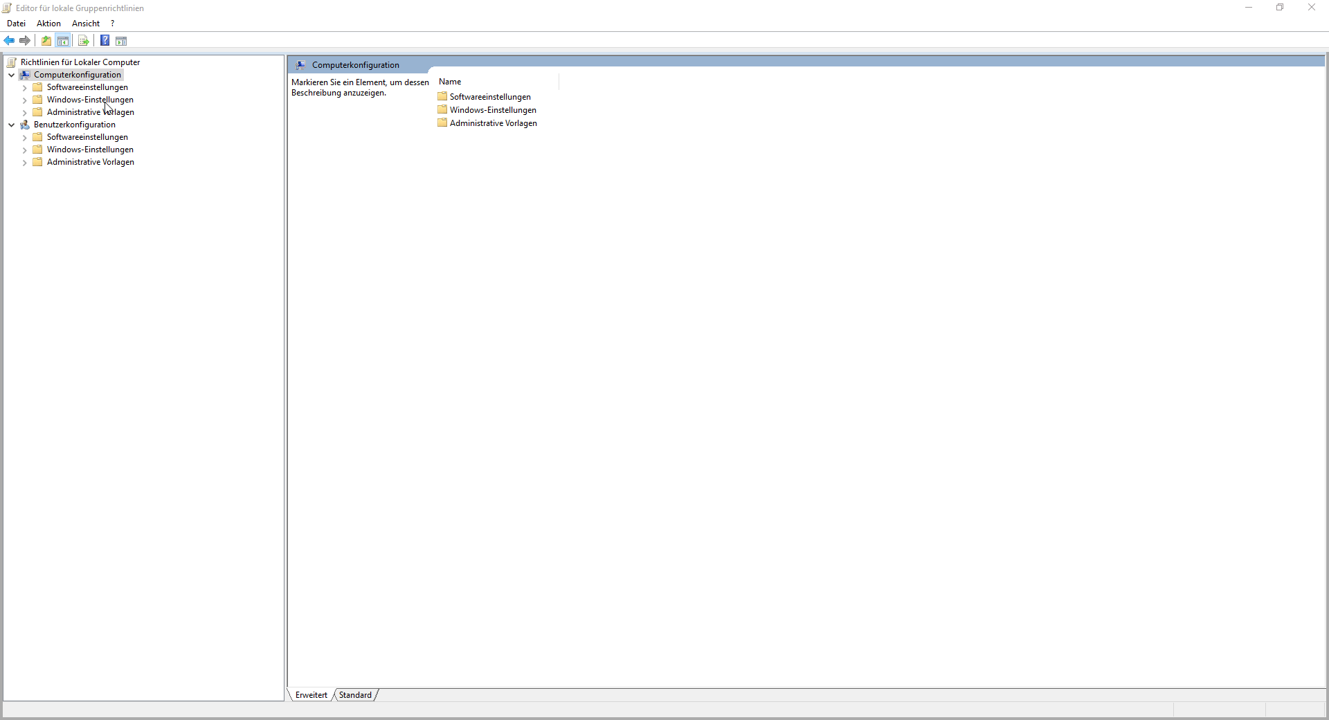 Windows Defender "Diese Einstellung wird vom Administrator verwaltet."