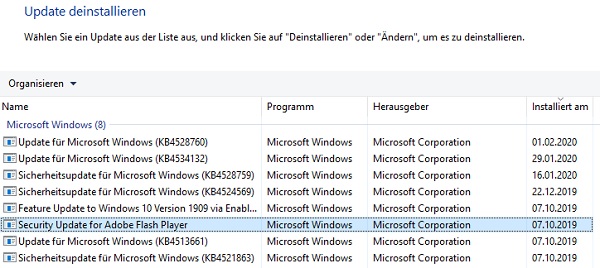 Security Update for Adobe Flash Player
