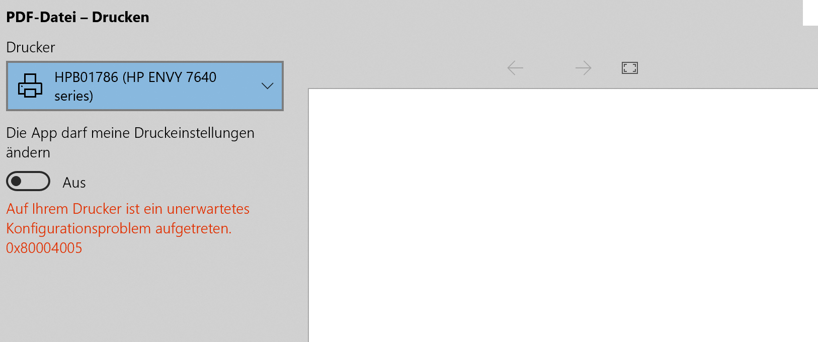Microsoft Surface Book 2 druckt nichtmehr
