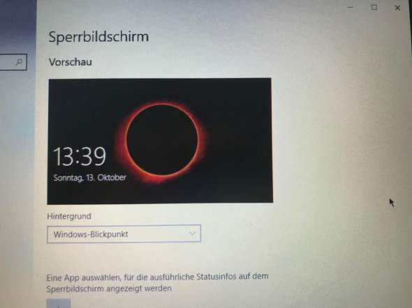 Windows-Blickpunkt funktioniert nicht mehr?