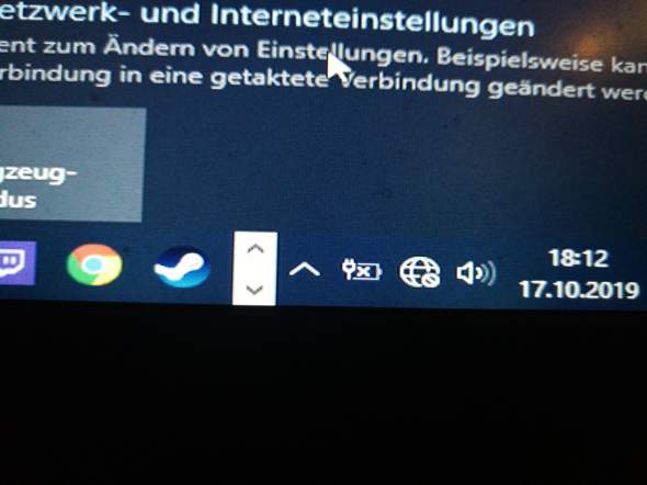 Bei dem WLan Tab auf Windows 10 wurde das WLan Zeichen ersetzt und dort wird keine...