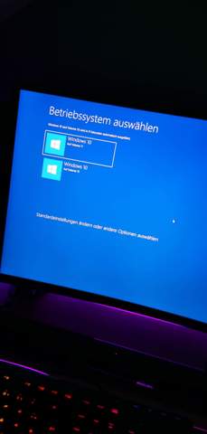 Win 10 startet nicht ohne zweite Festplatte?