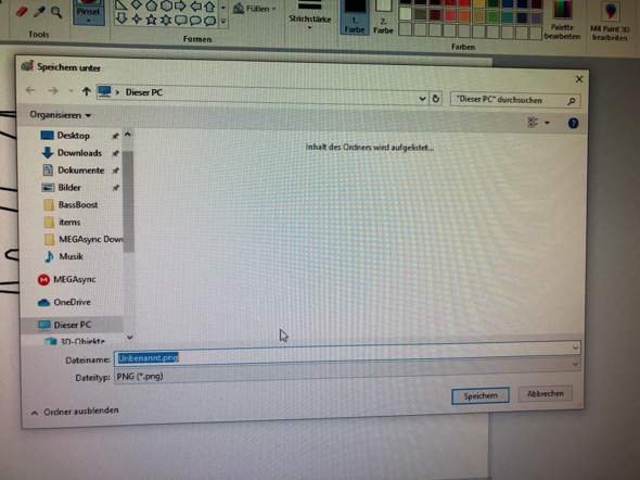 Windows 10 Explorer stürzt beim Speichern ab?