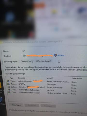 TrustedInstaller zum Besitzer machen(Win10)?