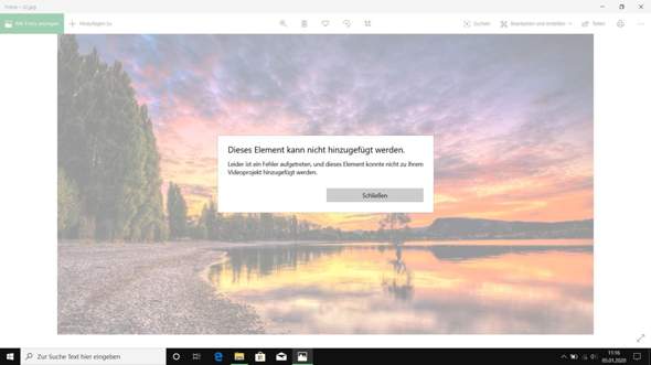 Wie kann ich mit Bildern ein Video machen mit der Windows 10 Foto app?
