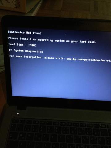 hp elitebook windows bootet nicht?