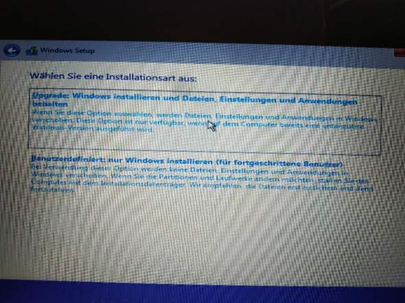 Windows 10 Installationsart?