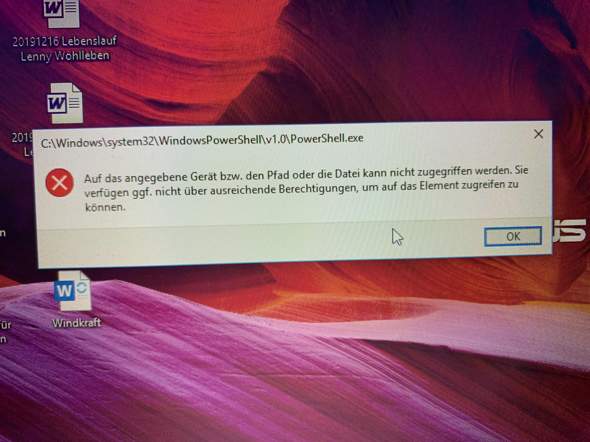 Windows 10 Zugriff verboten?