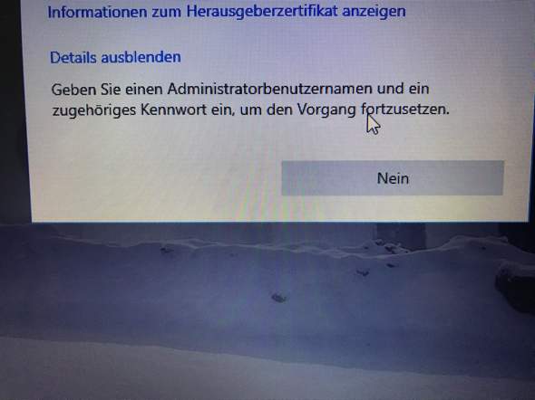 Wieso kann ich nichts ändern bzw. Administrator werden?