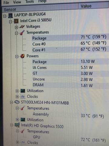 Laptop Temperatur normal GPU bei 73 grad?