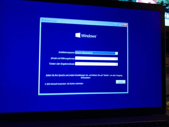 Mauszeiger bei Win10 Installation auf Mac verschwunden?