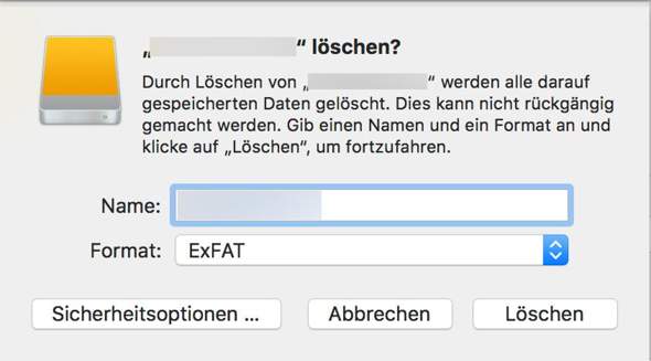 Externe Festplatte auf dem iMac und Windows-PC verwenden?