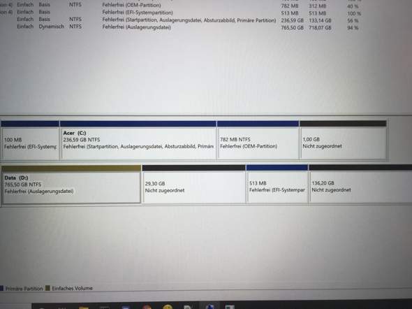 Windows Partitionen löschen?