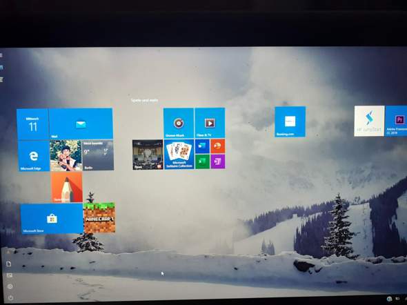 Laptop Desktop verschwunden?