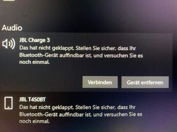 Windows 10 Bluetooth defekt?