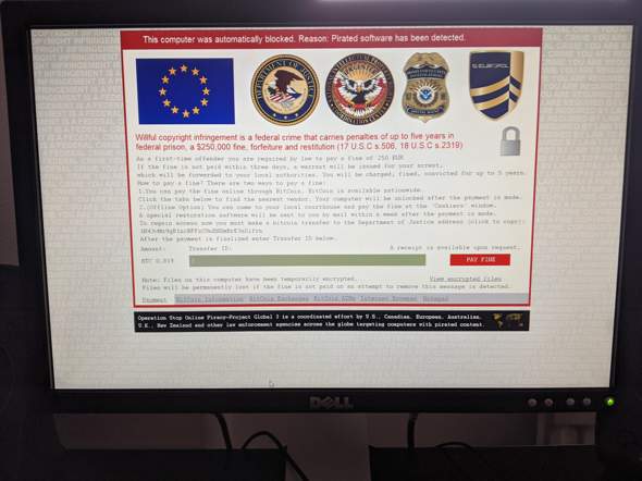 Ransomware eingefangen... Was tun?