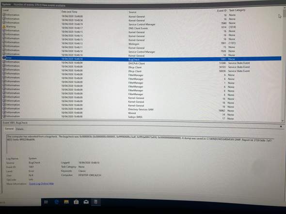Absturz nach Bluescreen "Sytem_Exception_Error?"?