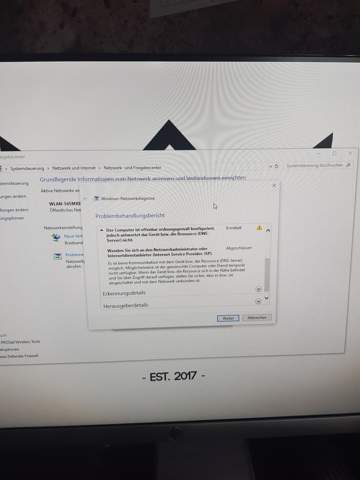 Probleme mit meiner Verbindung  zum Internet Windows 10?