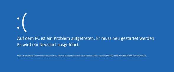 Was tun nach PC Fehler?