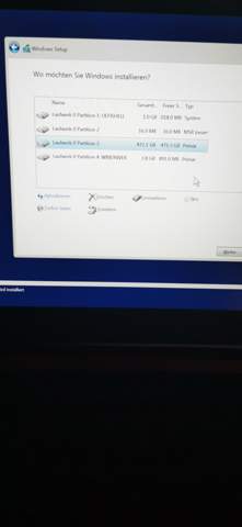 Windows kann nicht installiert werden auf Acer Nitro 5?