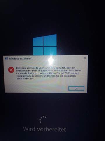 Mein Windows 10 nicht richtig installiert?