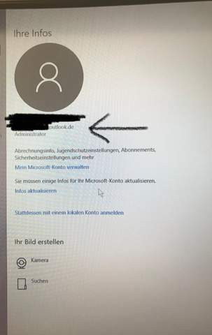 Windows 10 Email ändern?