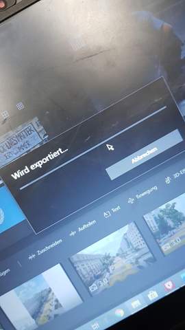 Wieso kann ich mein Video nicht exportieren?