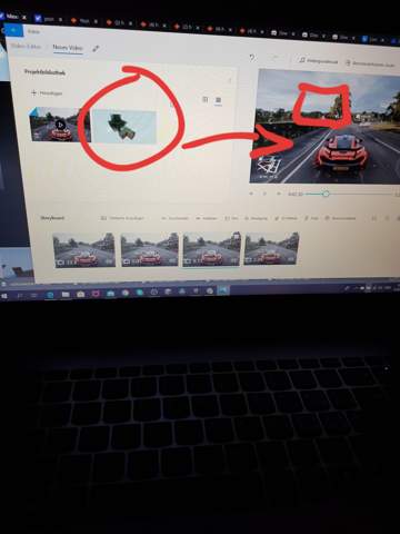 Mit dem Windows 10 Video-Editor Bilder einfügen?