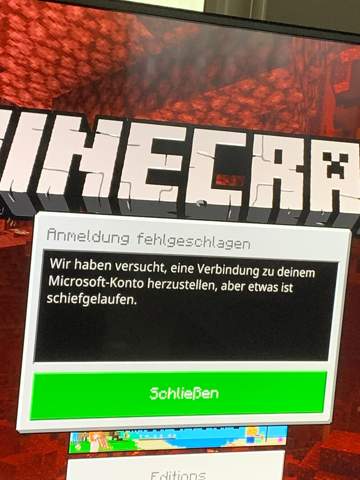 Microsoft Konto kann sich nicht anmelden?