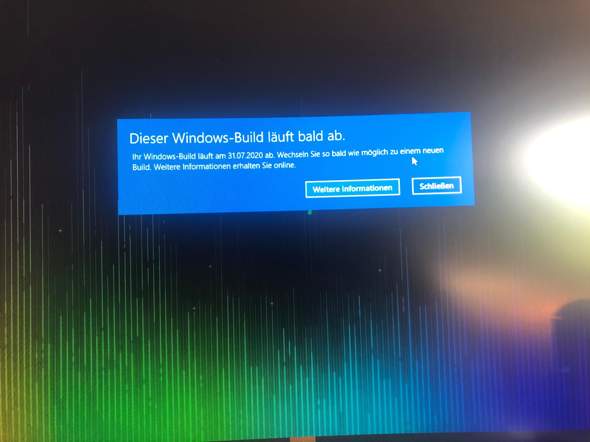 Windows Build läuft bald ab?