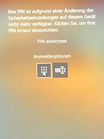 Pin einrichten bei Windows 10 geht nicht?