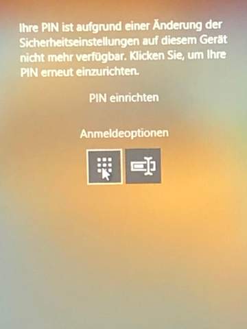 Pin einrichten bei Windows 10 geht nicht?