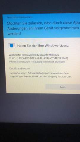 Holen sie sich ihre Windows Lizenz?