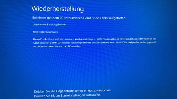 pc windows zurücksetzen geht nicht?