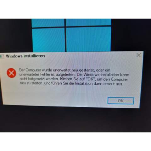 Windows Fehler?