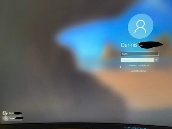Windows 10 Anmeldung spinnt?