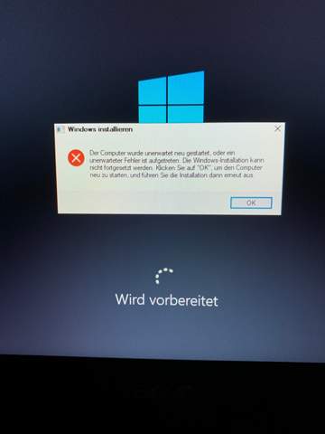 Wie behebe ich diesen Fehler beim ersten Start von Windows 10?
