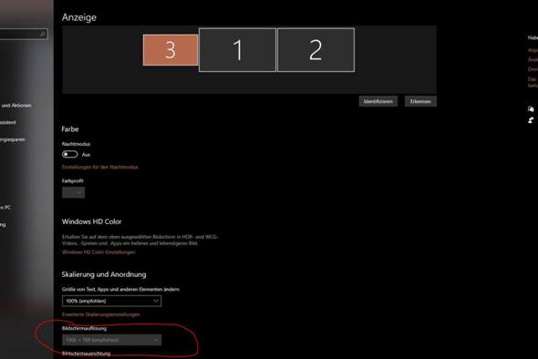 USB Monitor Auflösung ändern?
