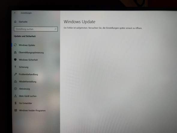 Keine Windows Updates mehr?