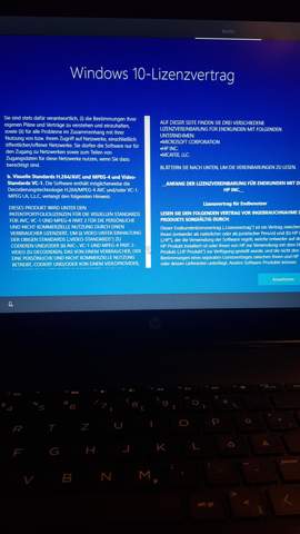 Windows 10-Lizenvertrag?