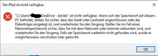 Ordner Ohne Pfad löschen von OneDrive?