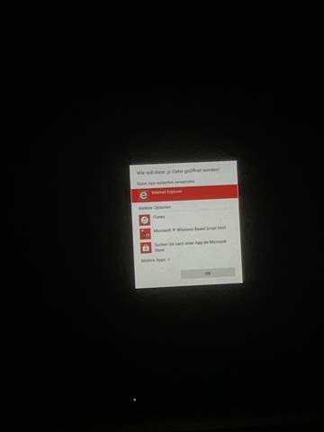 Wie entferne ich diese Meldung am computer?