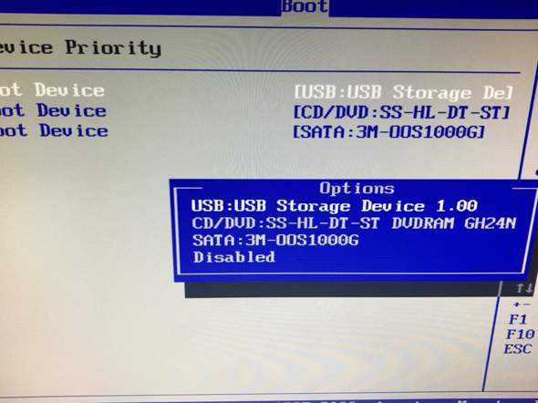 BIOS erkennt USB Stick nicht?