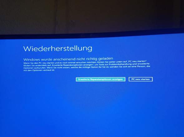 Pc startet nicht richtig.?